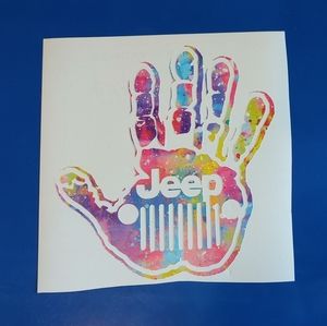 Jeep Hand Wave Vinyl Decal